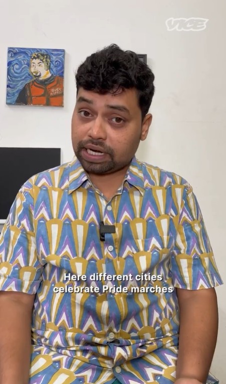 VICE India Pride reel: host explaining how different cities celebrate Pride marches